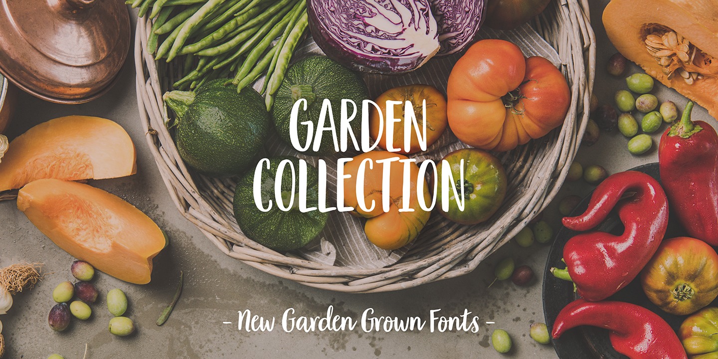 Schriftart Garden Collection